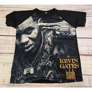 Kevin Gate Islah Graphic T-Shirt Black Men's XL Rap Hip Hop Tee